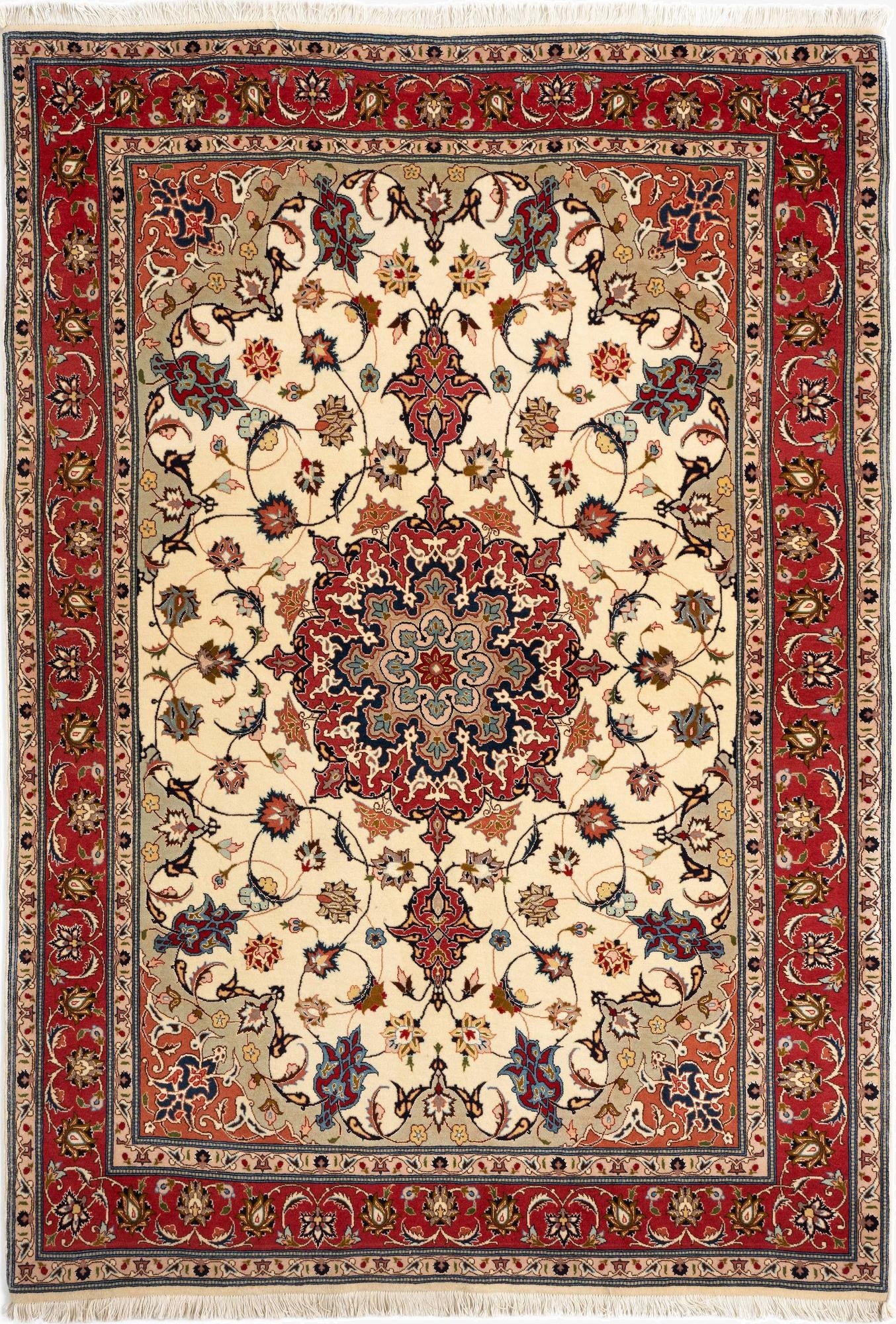 5' x 7' 3 Tabriz Rug