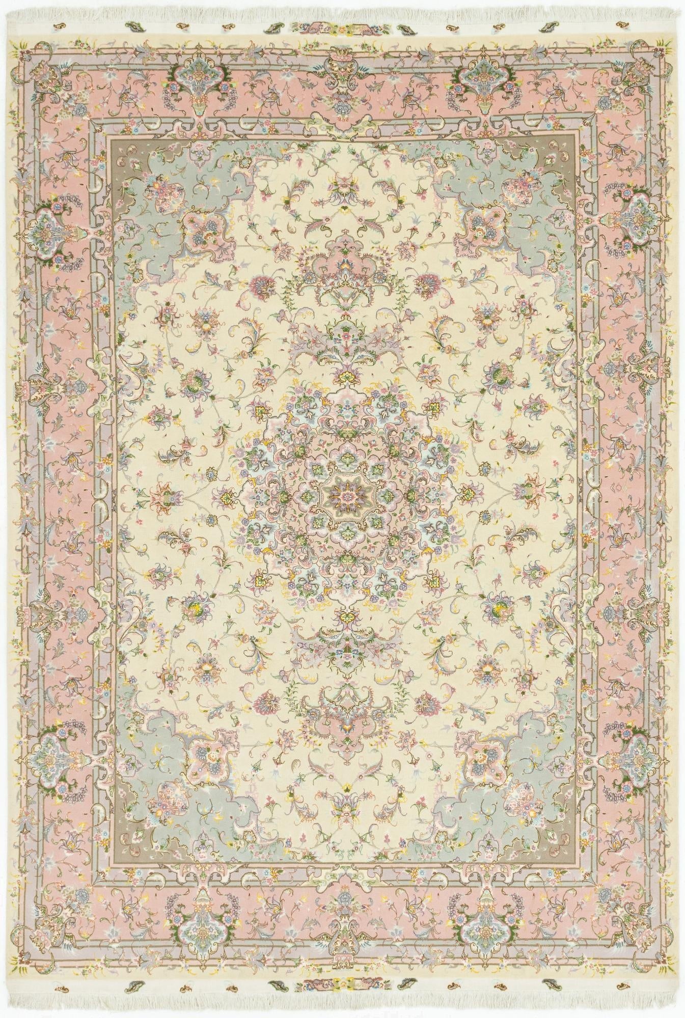 8' 2 x 11' 4  Hand Knotted Tabriz Persian Rug
