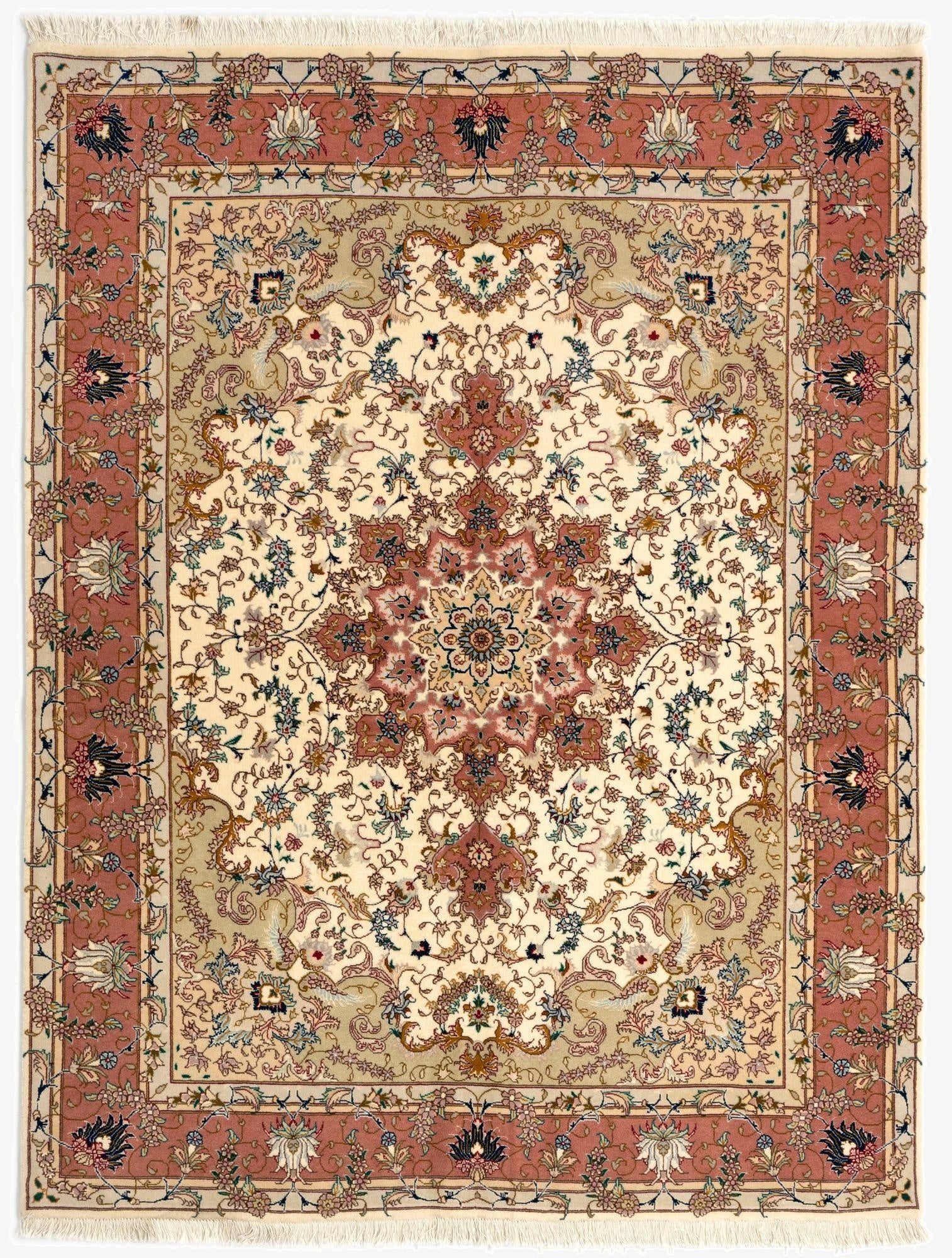 5' x 6' 9 Tabriz Rug