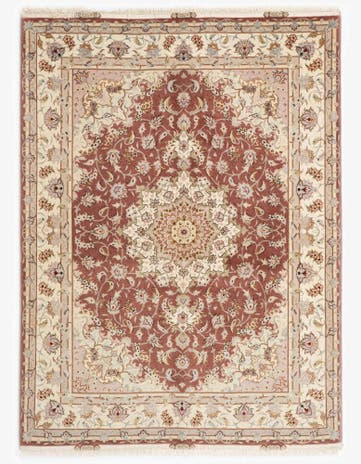 4' 11 x 6' 10 Tabriz Rug