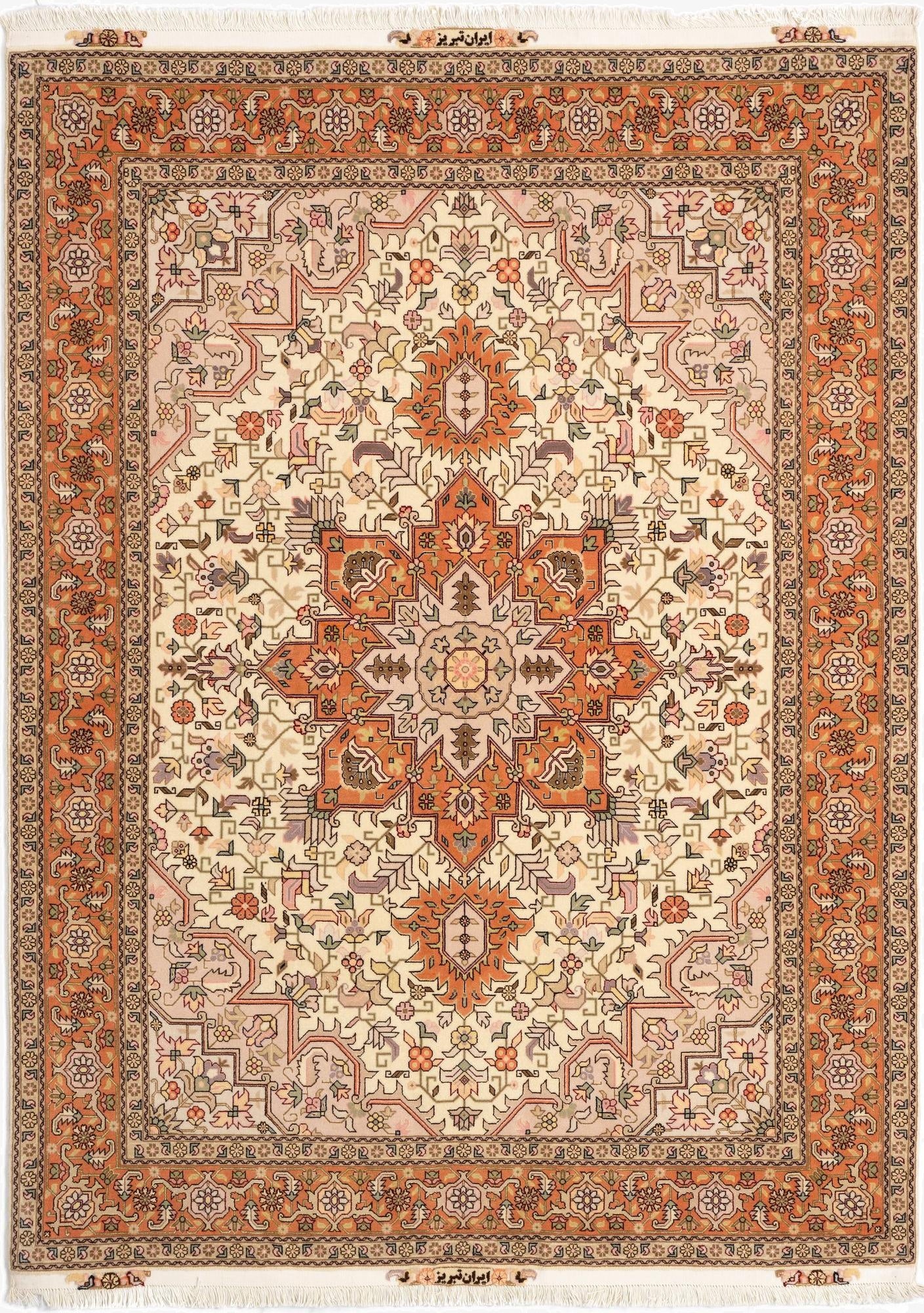 4' 11 x 6' 9 Tabriz Rug