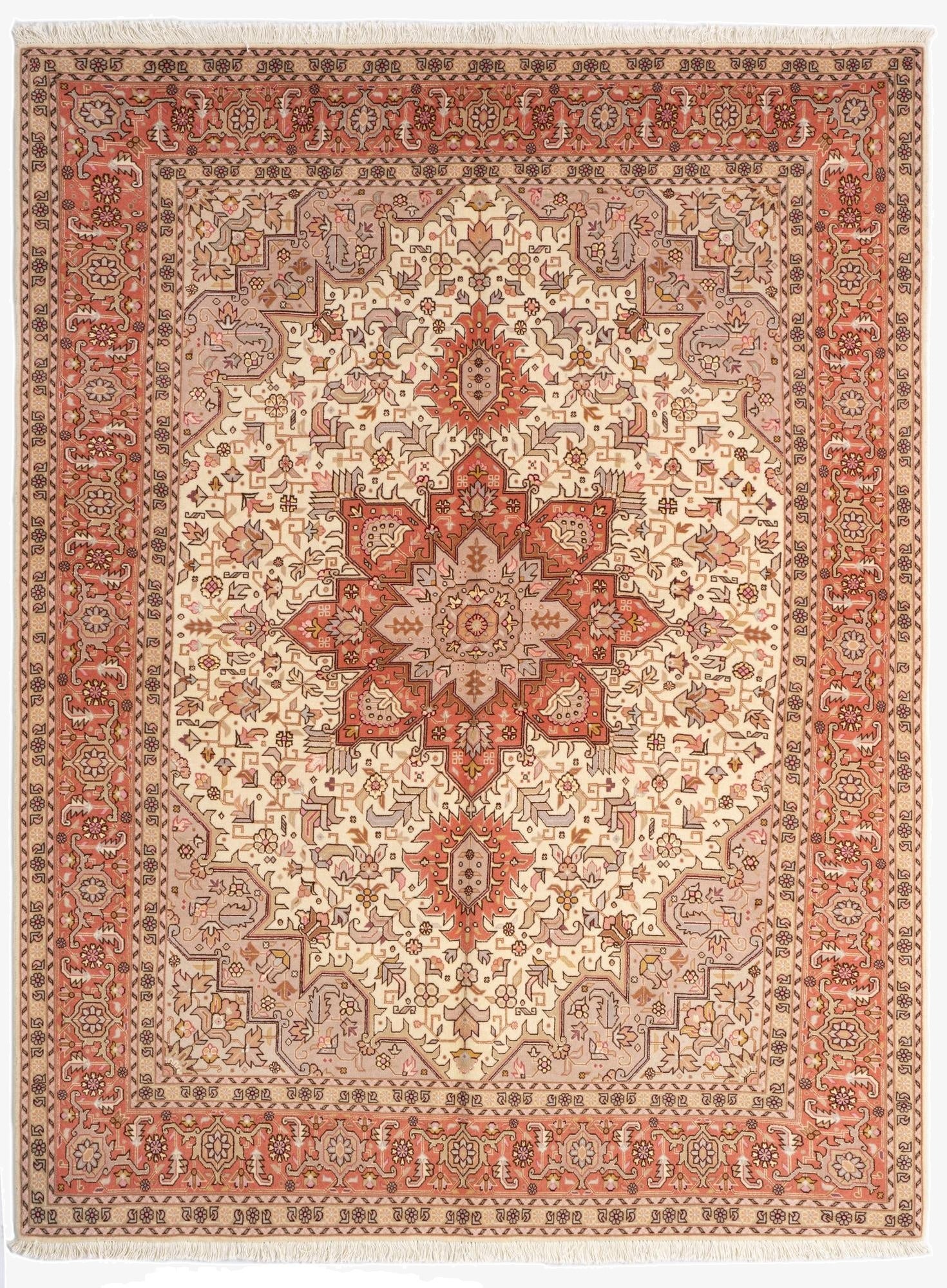 5' x 6' 7 Tabriz Rug