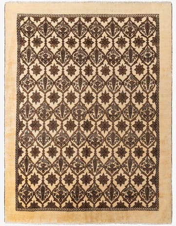 8' 8 x 11' 4 Hand Knotted Tabriz Persian Wool Rug