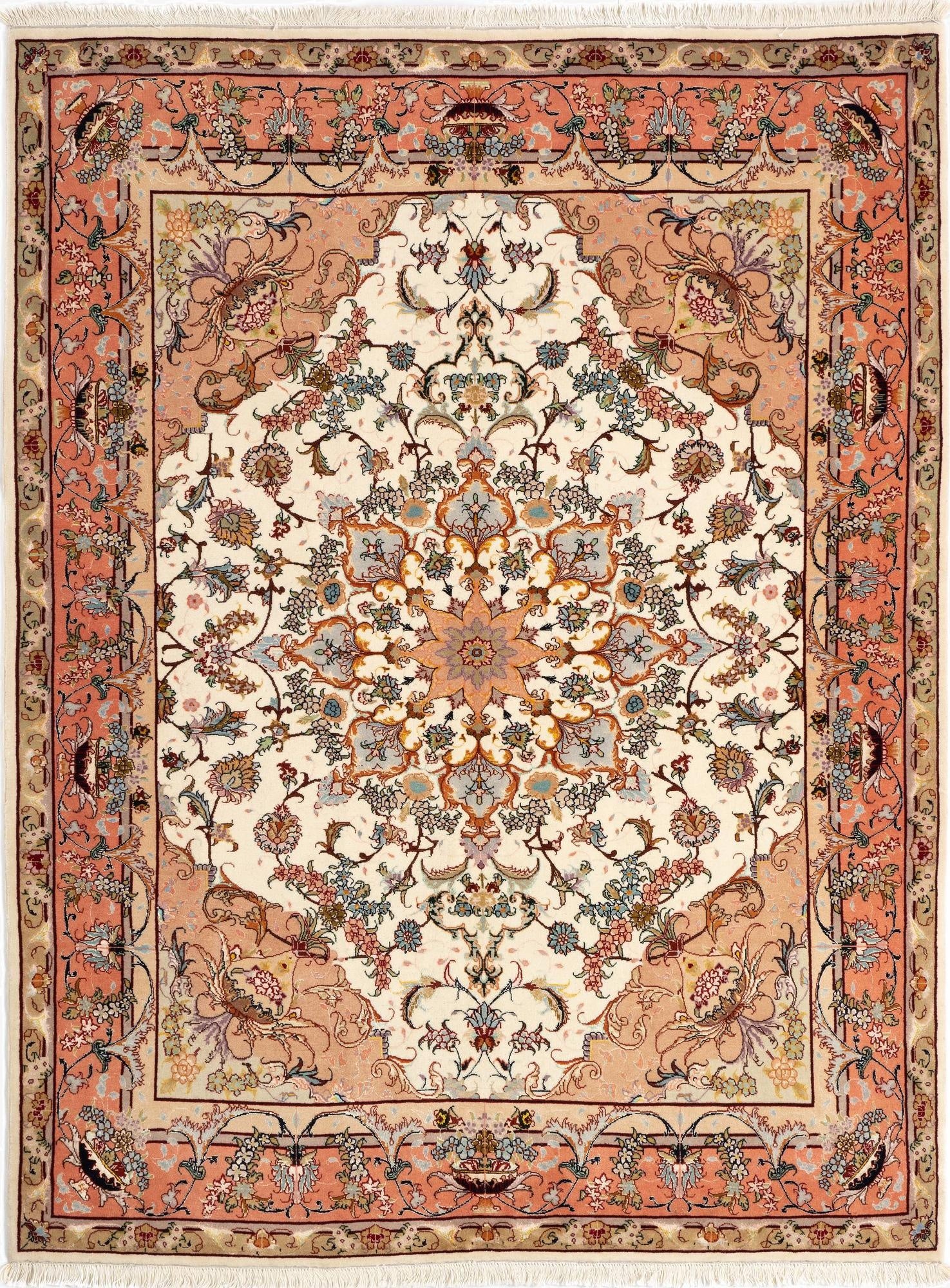 4' 11 x 6' 7 Tabriz Rug