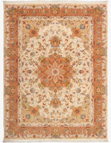 5' 1 x 6' 9 Tabriz Rug