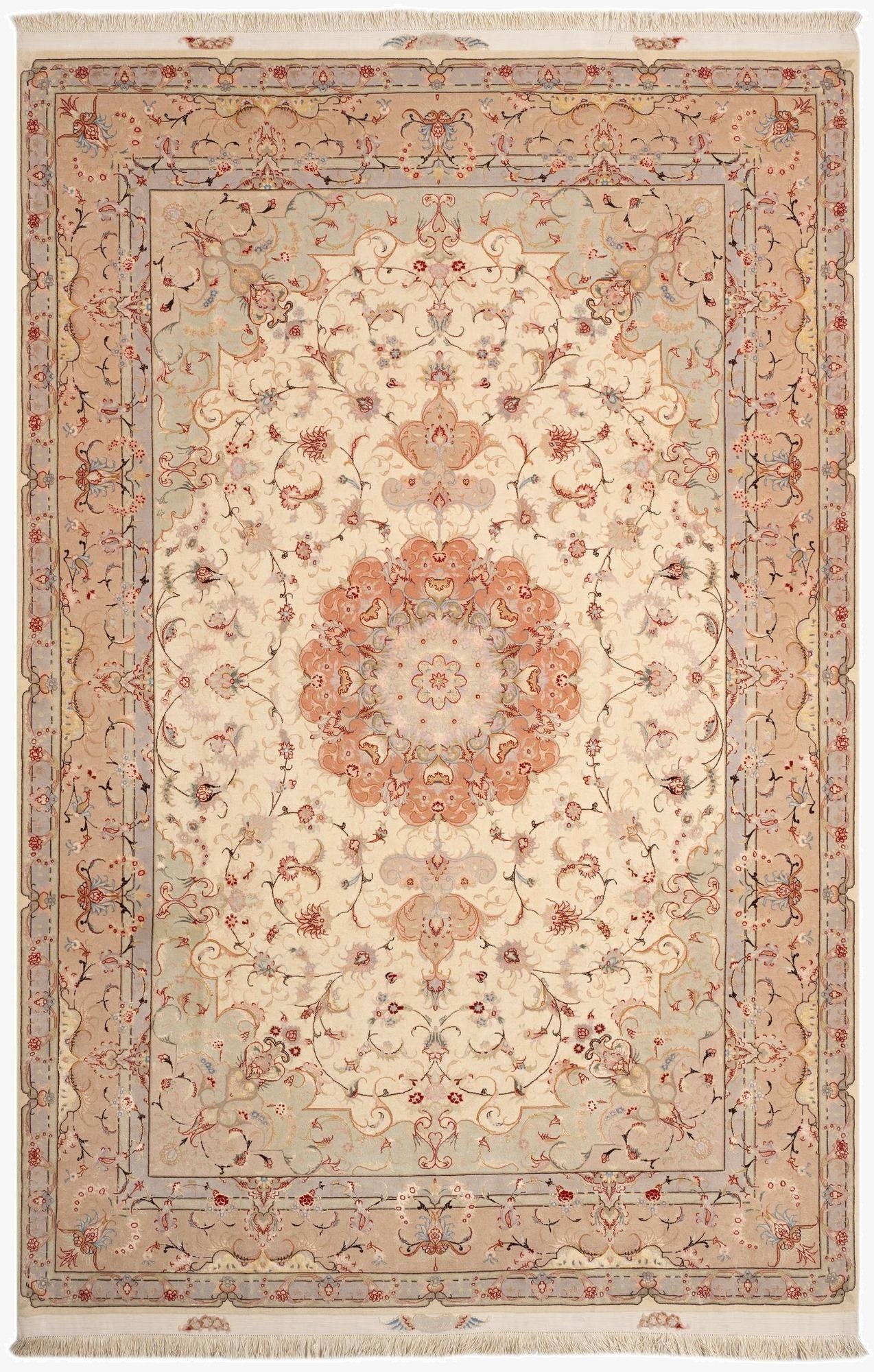 6' 7 x 10' 2 Tabriz Rug