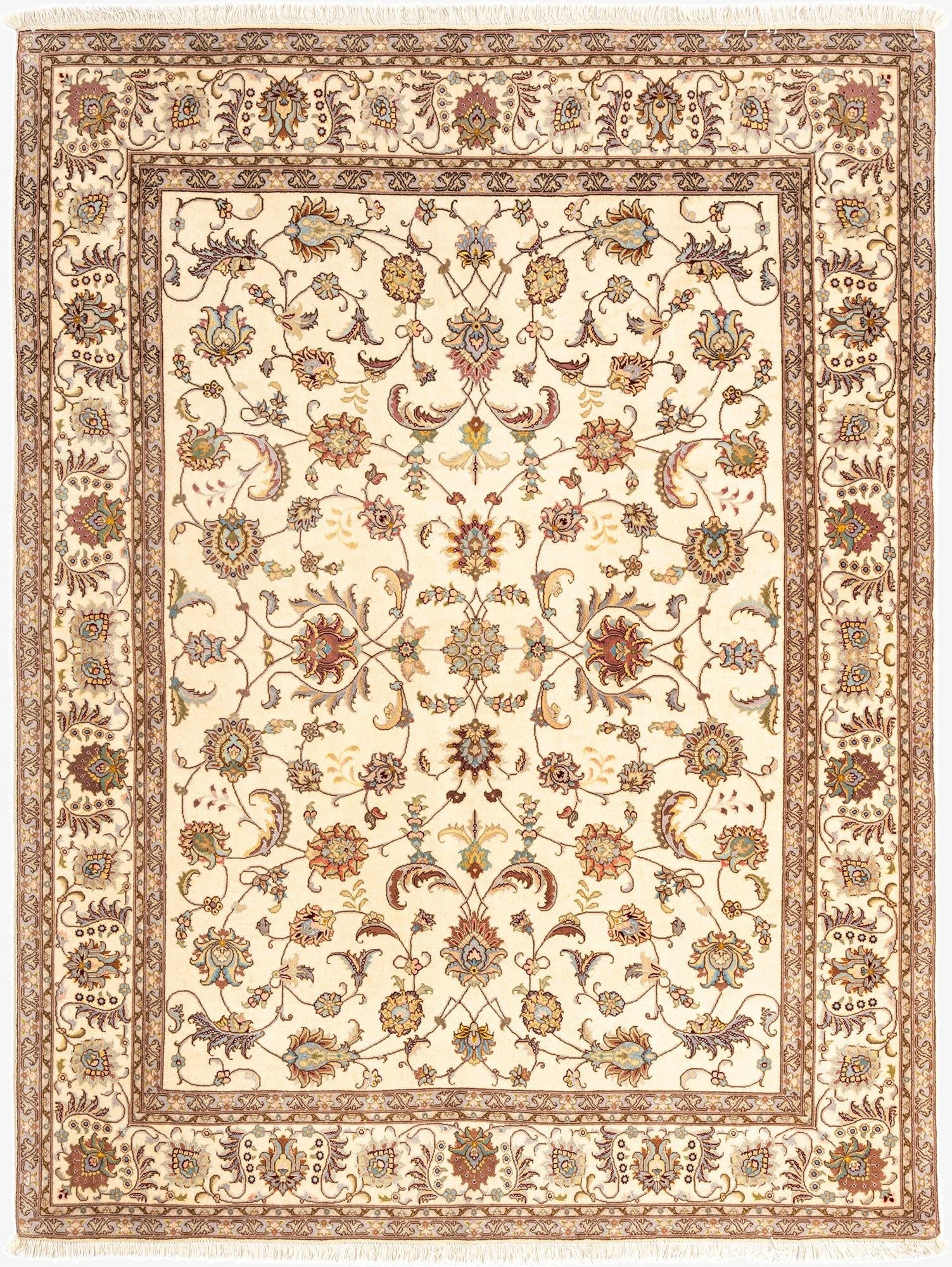 4' 11 x 6' 8 Tabriz Rug