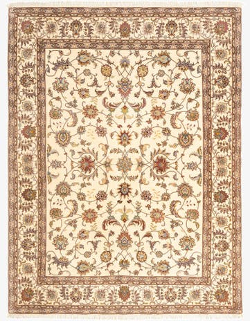 4' 11 x 6' 8 Tabriz Rug