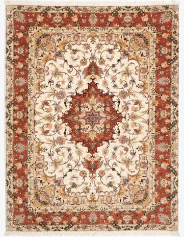 4' 10 x 6' 6 Tabriz Rug