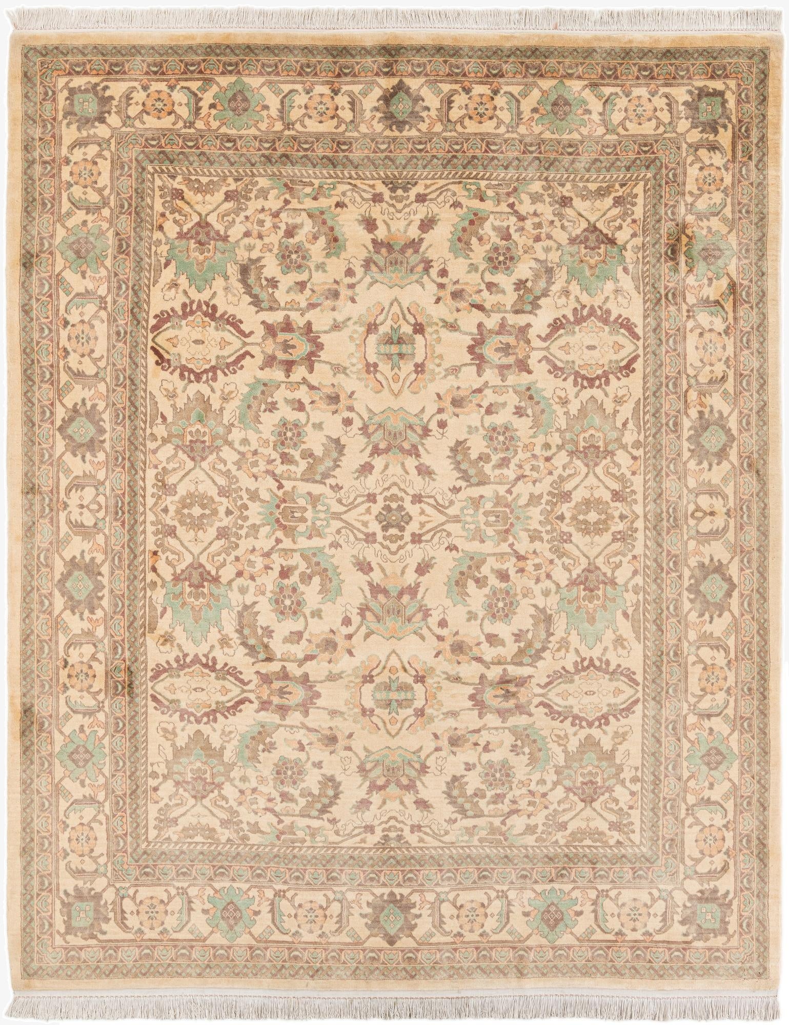 8' 3 x 10' 2  Hand Knotted Tabriz Oriental Wool Rug