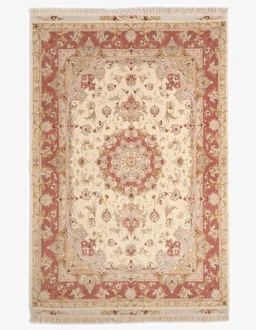 4' 11 x 7' 5 Tabriz Rug
