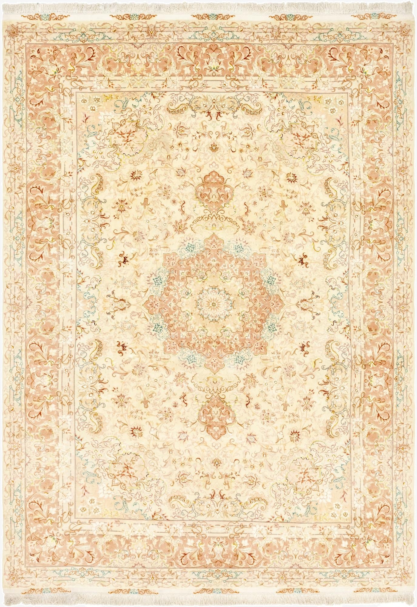 8' 3 x 11' 8  Hand Knotted Tabriz Persian Rug