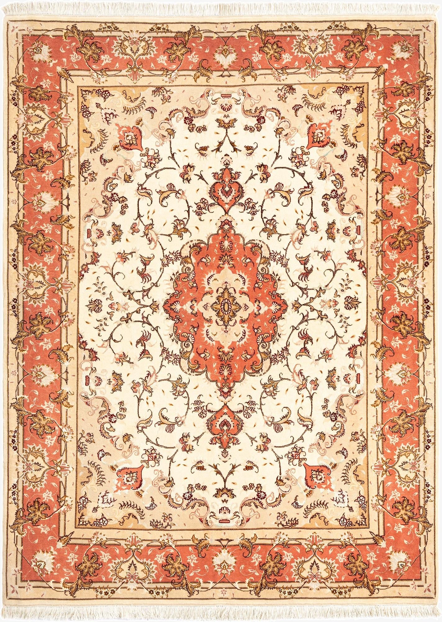 5' x 6' 11 Tabriz Rug