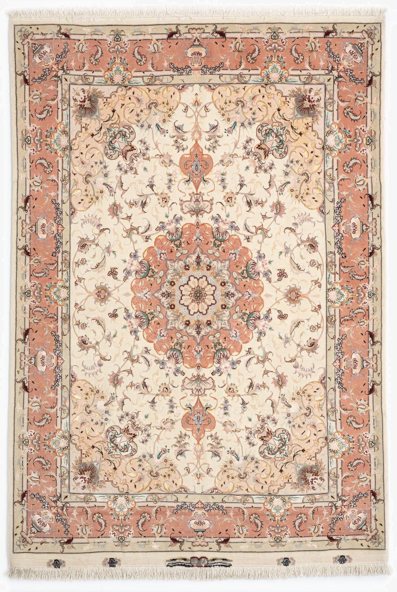 5' x 7' 3 Tabriz Rug