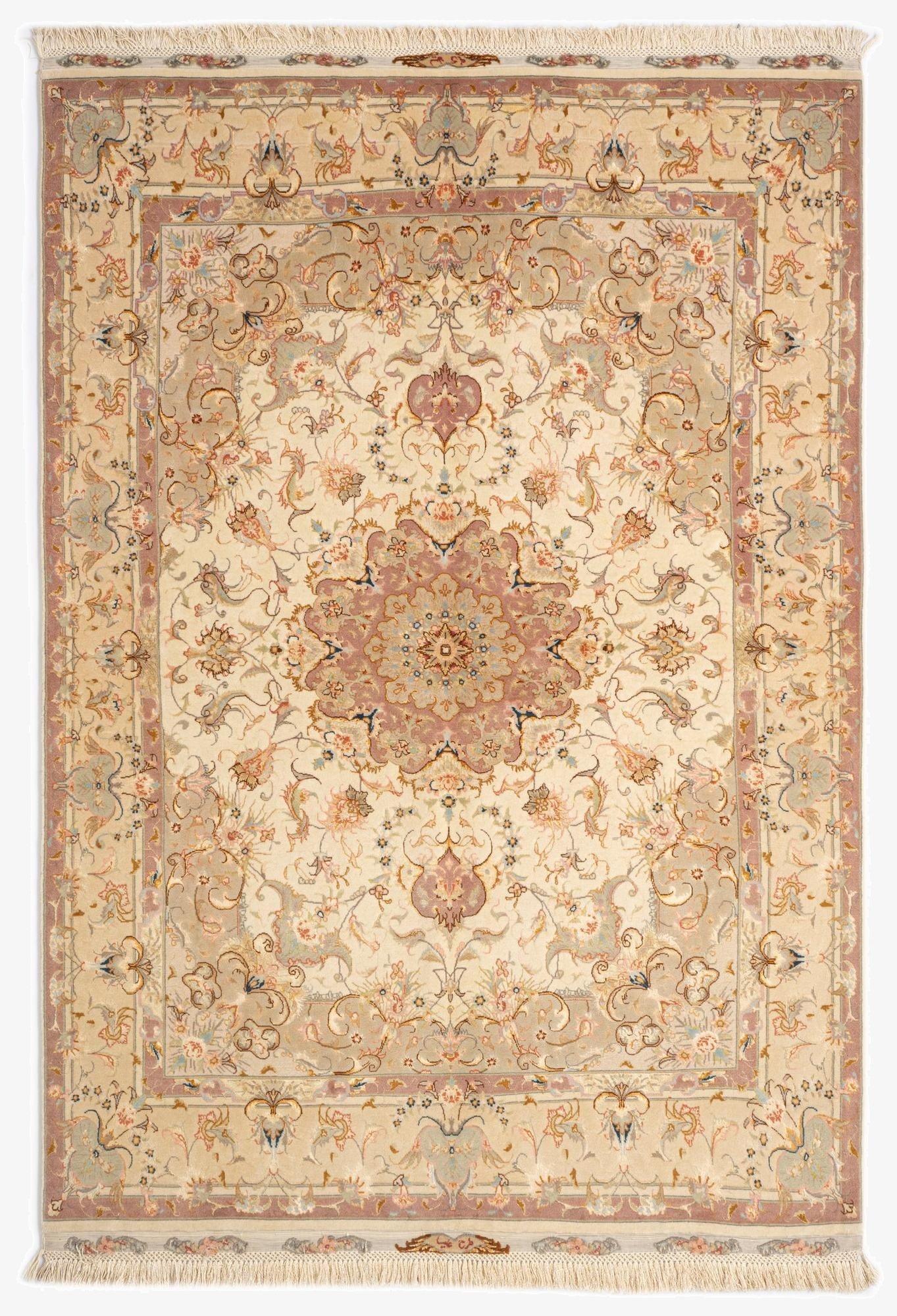 4' 11 x 7' Tabriz Rug