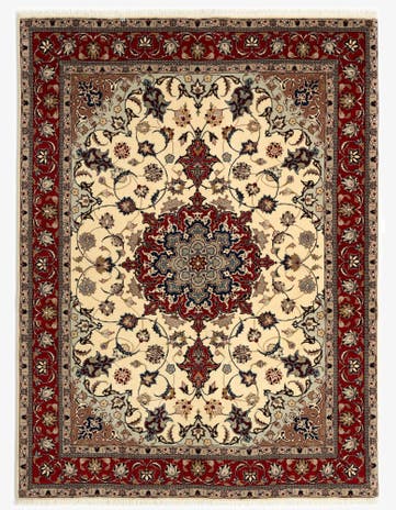 4' 11 x 6' 6 Tabriz Rug