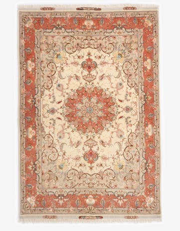 4' 10 x 7' Tabriz Rug
