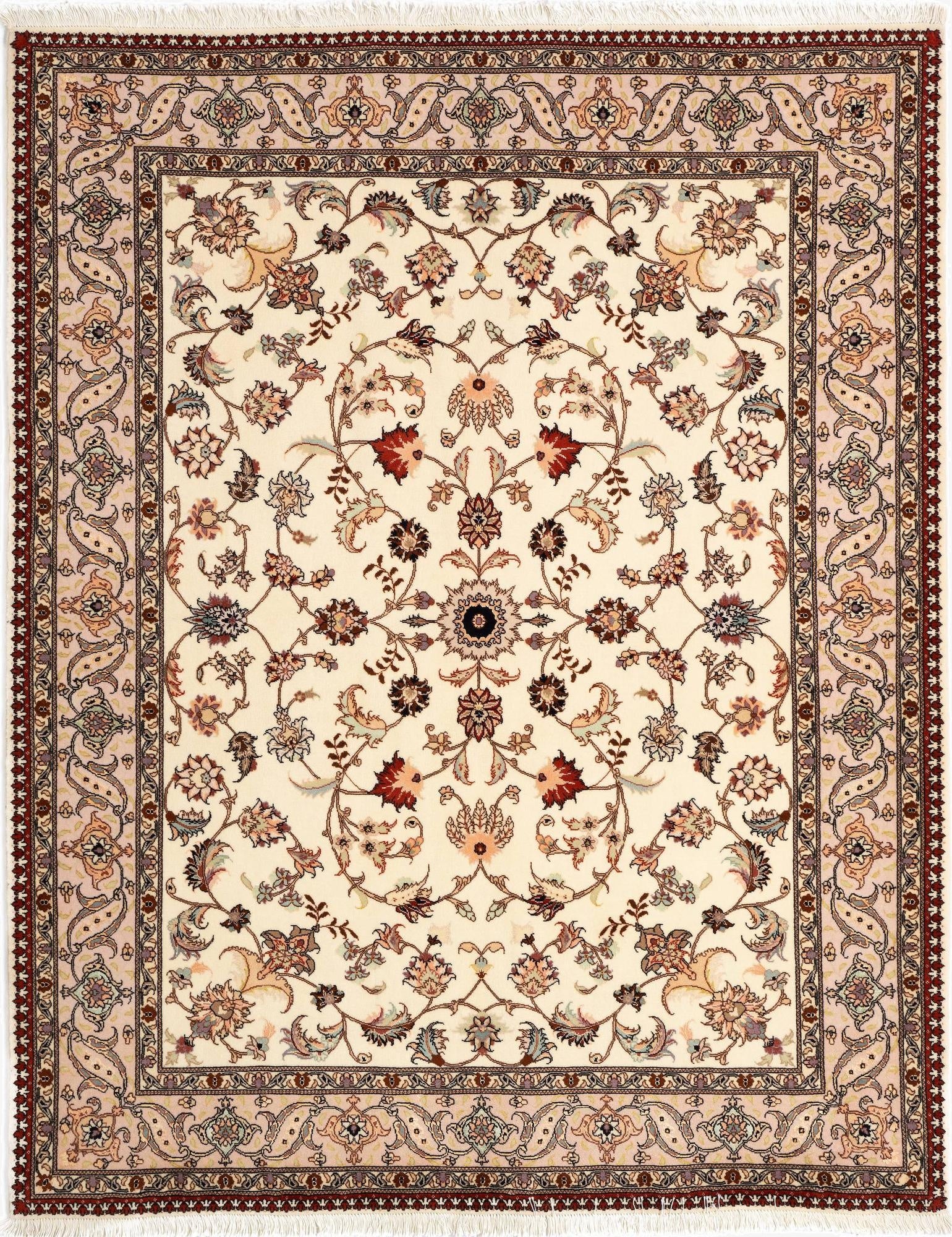5' x 6' 4 Tabriz Rug