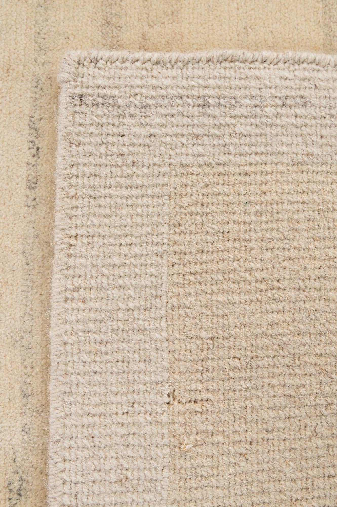 6' 7 x 8' 2 Hand Knotted Tibet Wool Rug