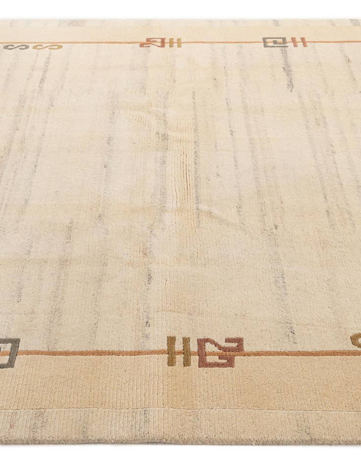 Detail image of 6' 7 x 8' 2  Hand Knotted Tibet Wool Rug