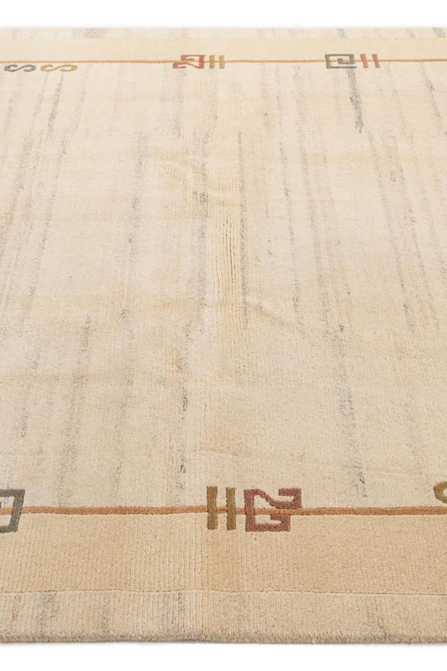 Detail image of 6' 7 x 8' 2 Hand Knotted Tibet Wool Rug