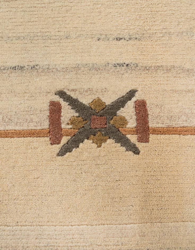 Detail image of 6' 7 x 8' 2  Hand Knotted Tibet Wool Rug