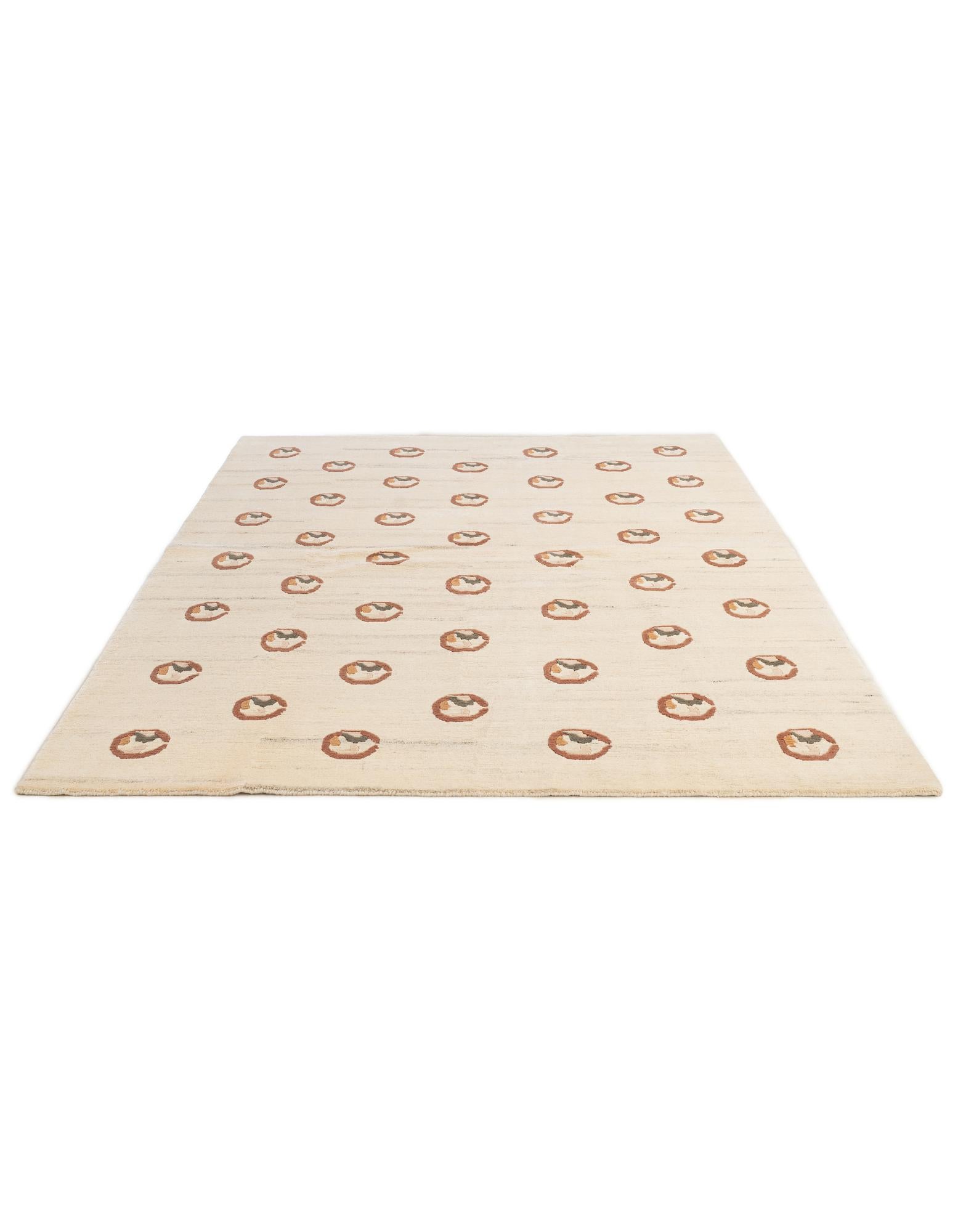 6' 8 x 8' 1 Hand Knotted Tibet Wool Rug