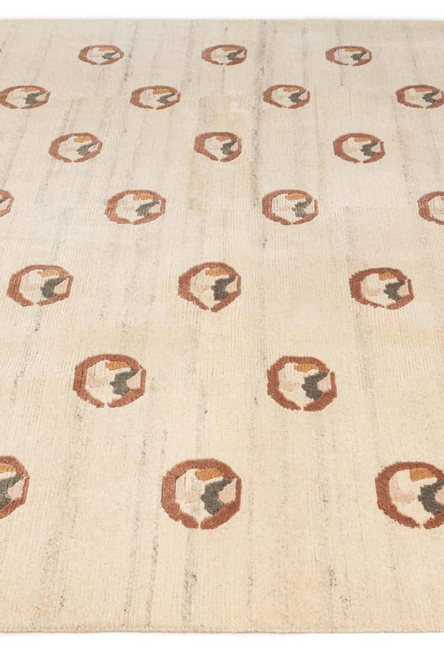 Detail image of 6' 8 x 8' 1 Hand Knotted Tibet Wool Rug