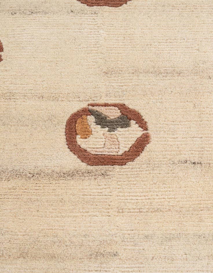 Detail image of 6' 8 x 8' 1  Hand Knotted Tibet Wool Rug