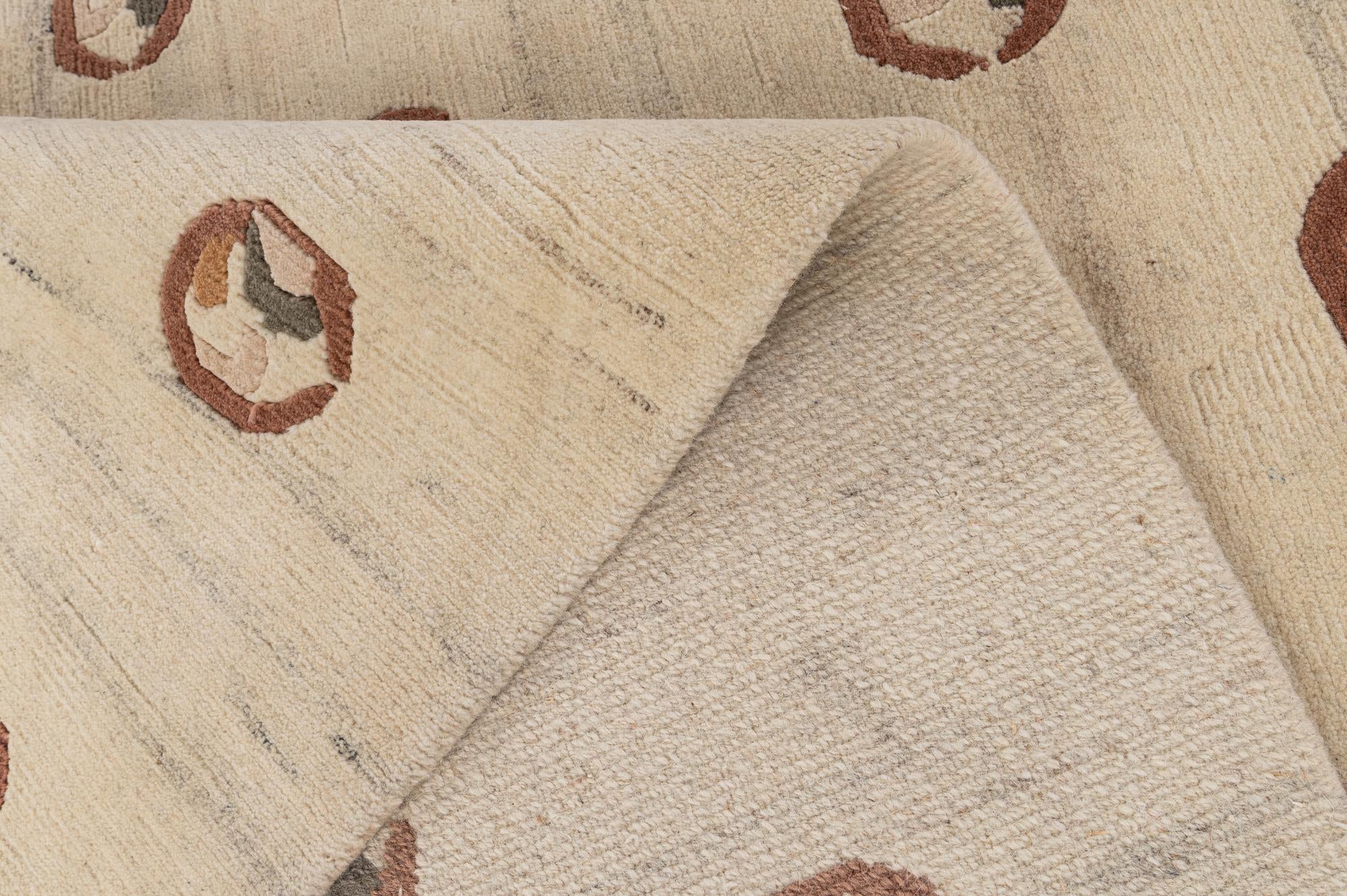 6' 8 x 8' 1 Hand Knotted Tibet Wool Rug