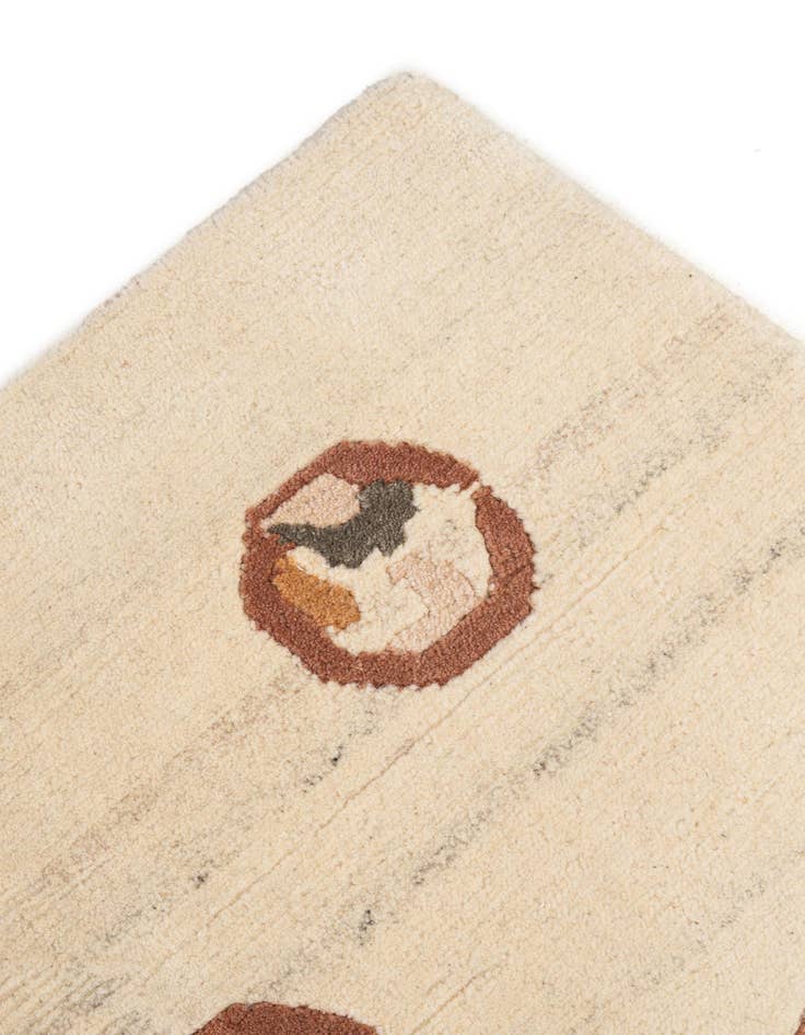 Detail image of 6' 8 x 8' 1  Hand Knotted Tibet Wool Rug