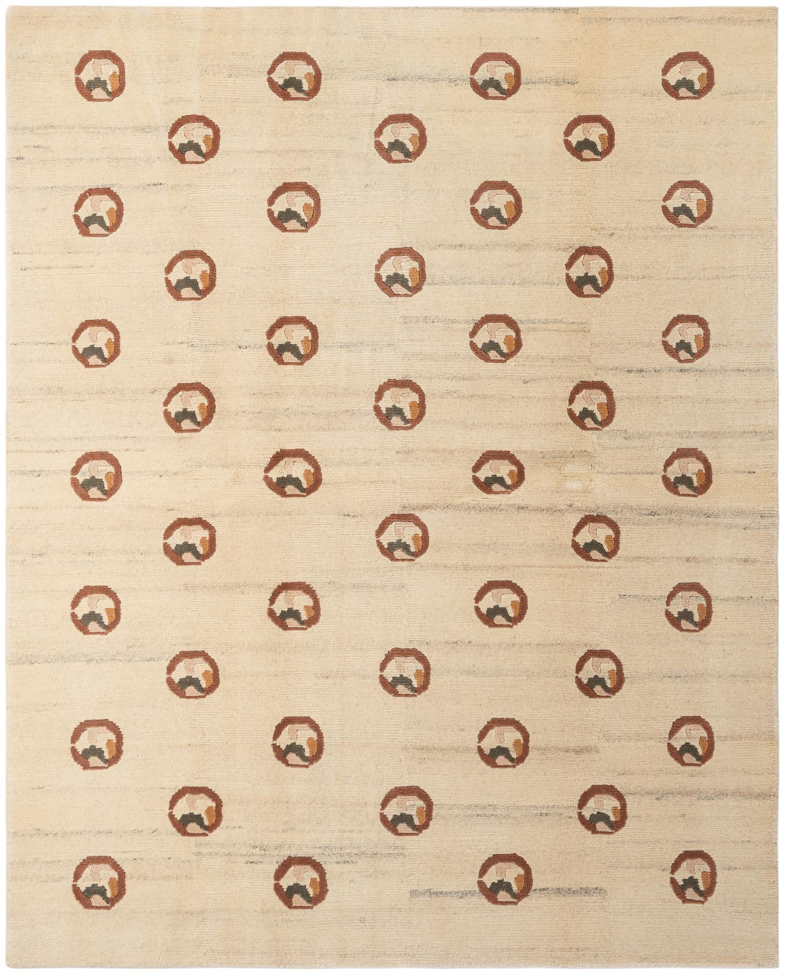 6' 8 x 8' 1 Hand Knotted Tibet Wool Rug