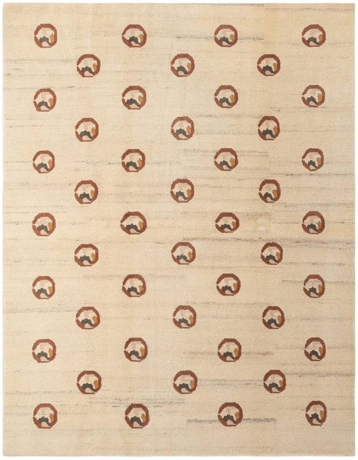Detail image of 6' 8 x 8' 1 Hand Knotted Tibet Wool Rug