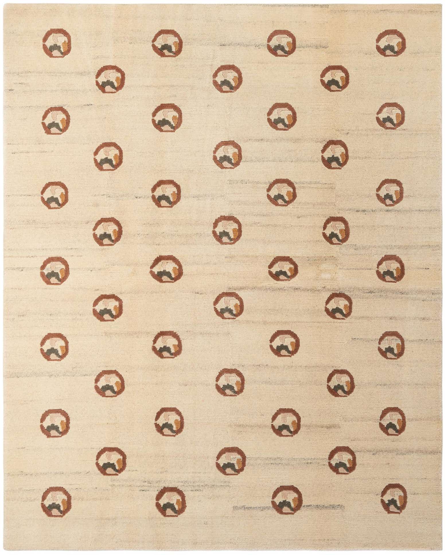 6' 8 x 8' 1 Hand Knotted Tibet Wool Rug