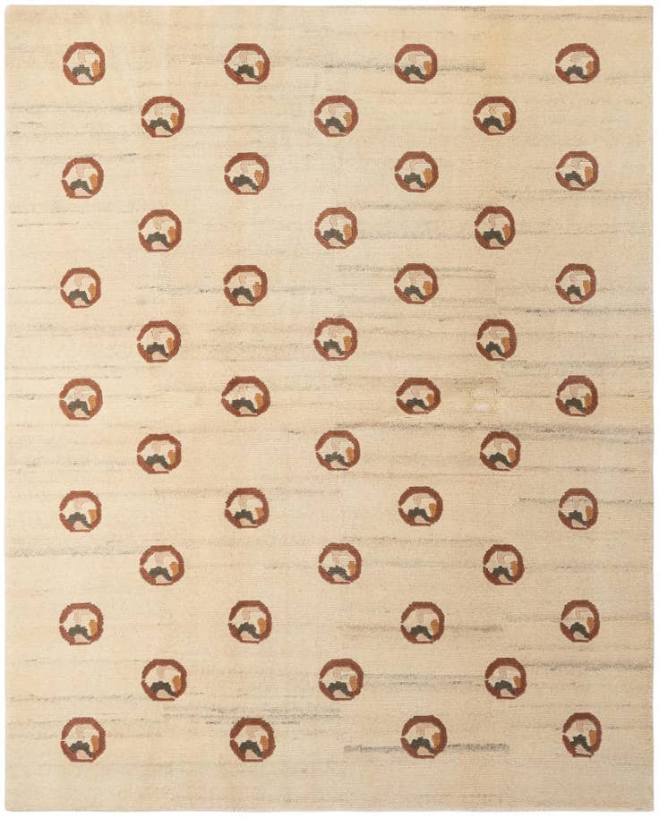 Detail image of 6' 8 x 8' 1 Hand Knotted Tibet Wool Rug