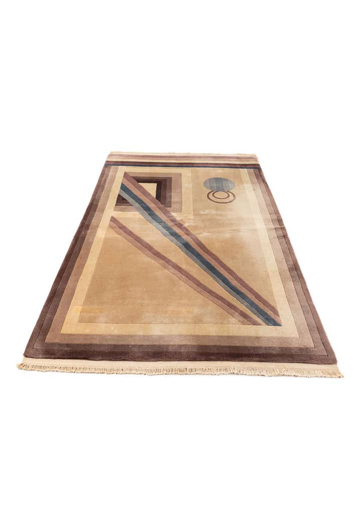 5' x 8' 2 Hand Knotted Tibet Wool Rug