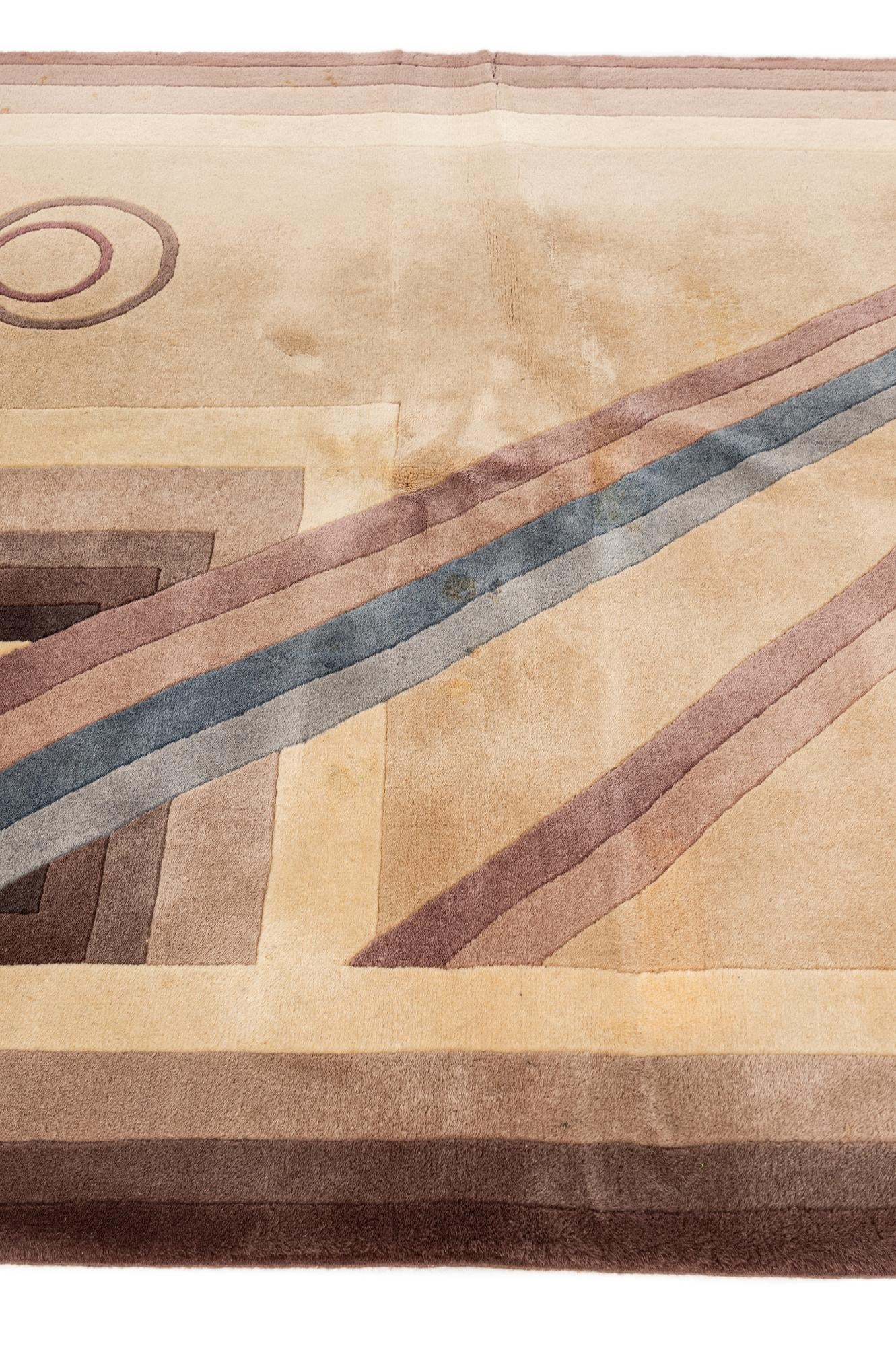 5' x 8' 2 Hand Knotted Tibet Wool Rug