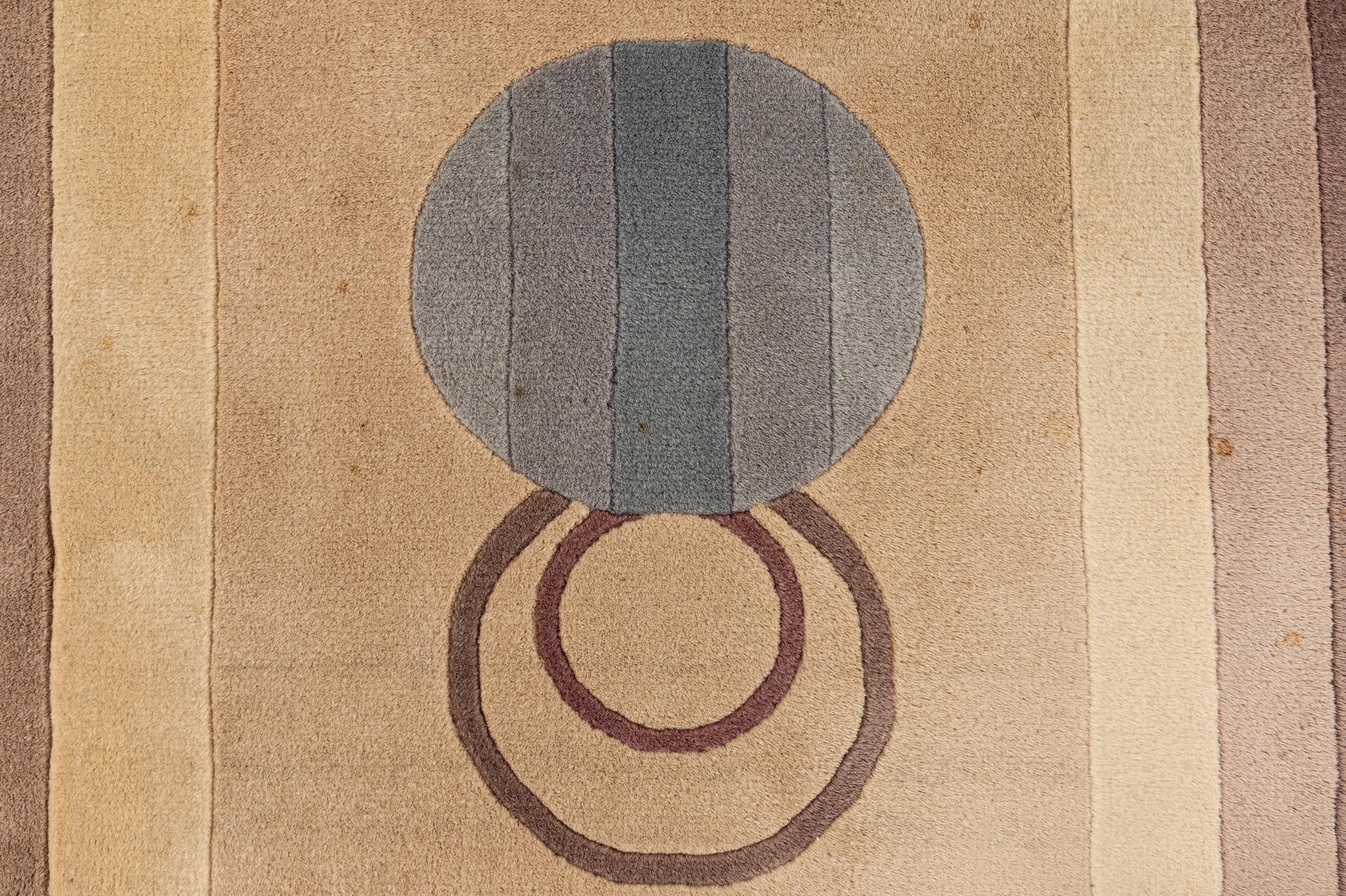 5' x 8' 2 Hand Knotted Tibet Wool Rug
