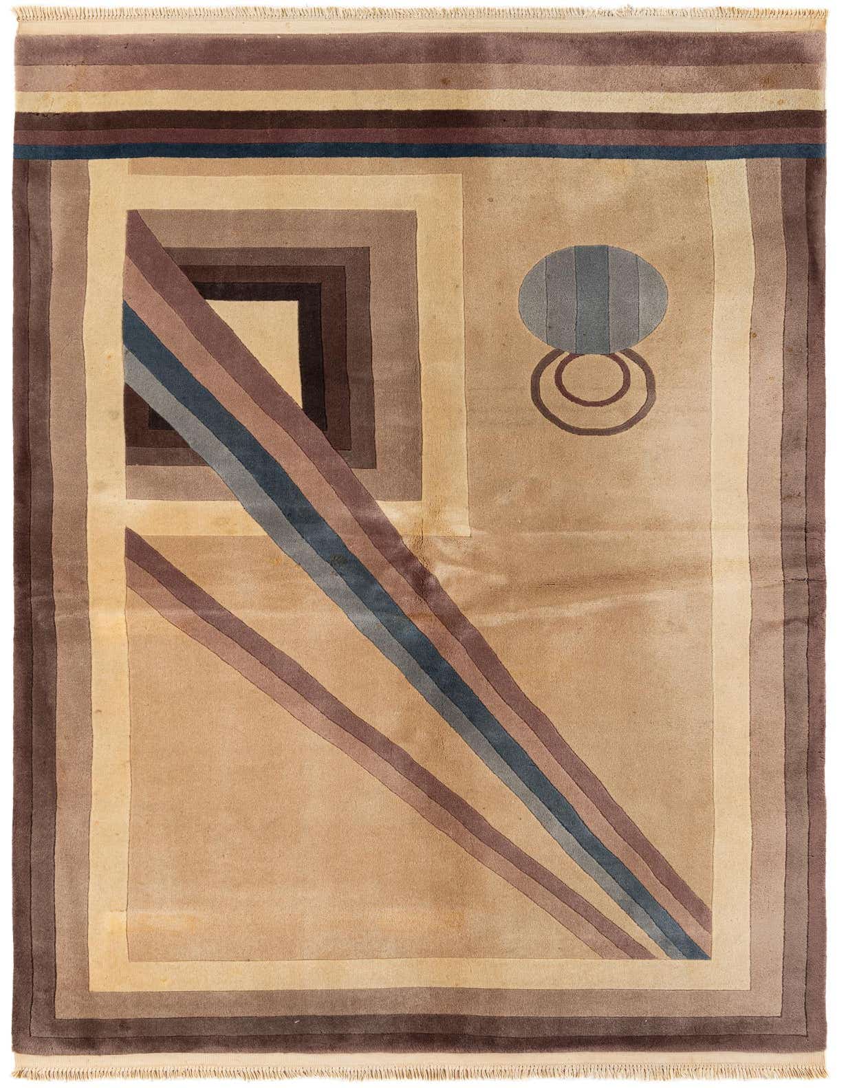 5' x 8' 2 Hand Knotted Tibet Wool Rug