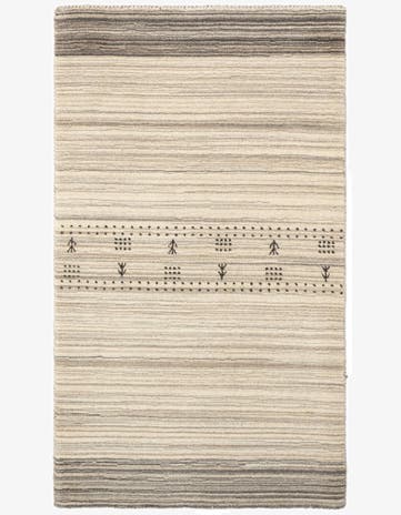 2' 4 x 4' Hand Knotted Tibet Wool Rug