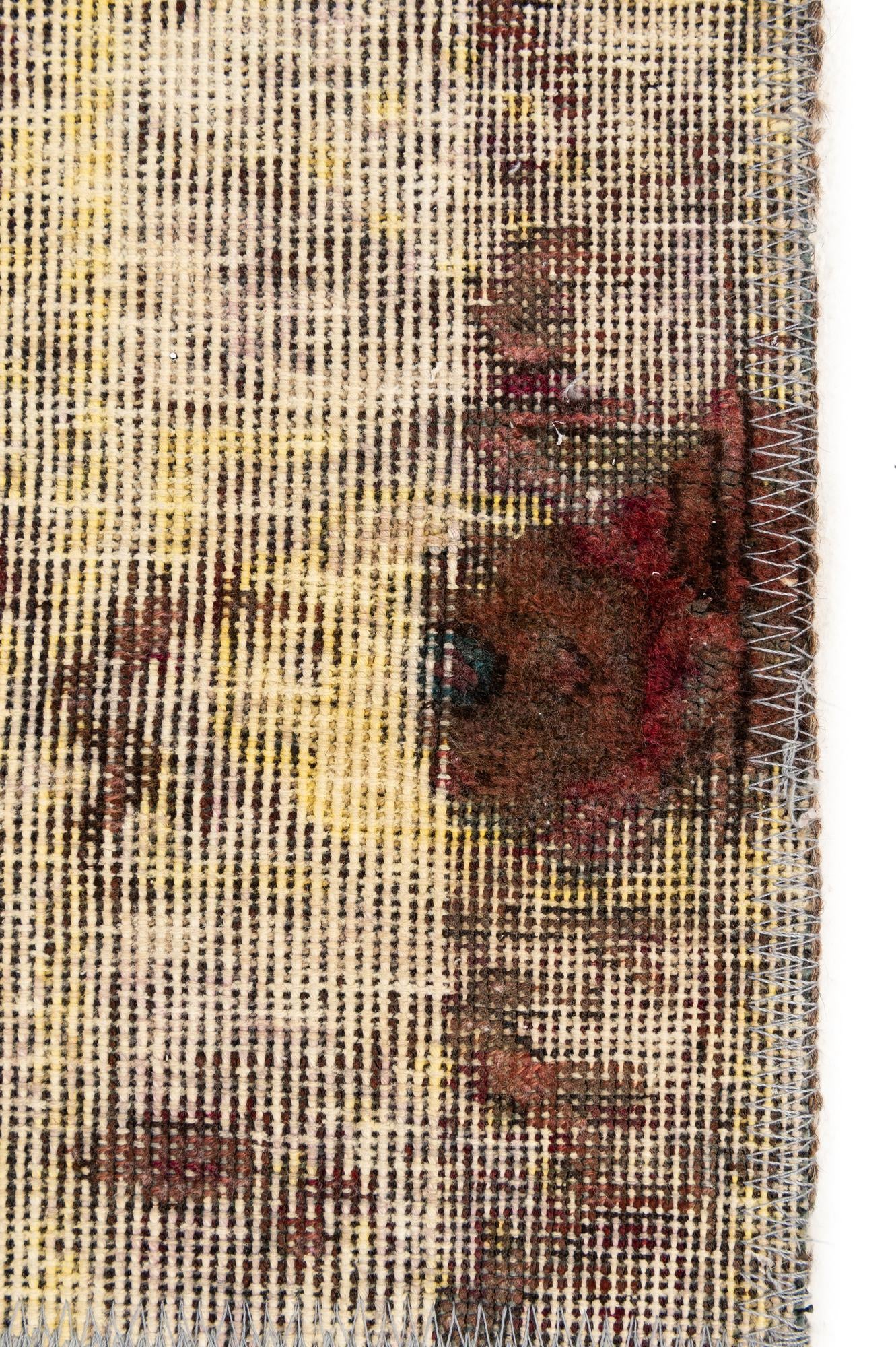 5' 7 x 7' 7 Hand Knotted Ultra Vintage Persian Wool Rug