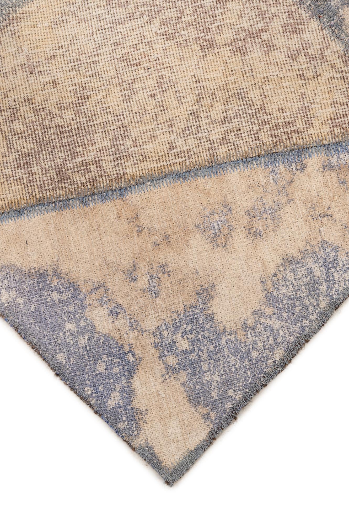 5' 7 x 7' 7 Hand Knotted Ultra Vintage Persian Wool Rug