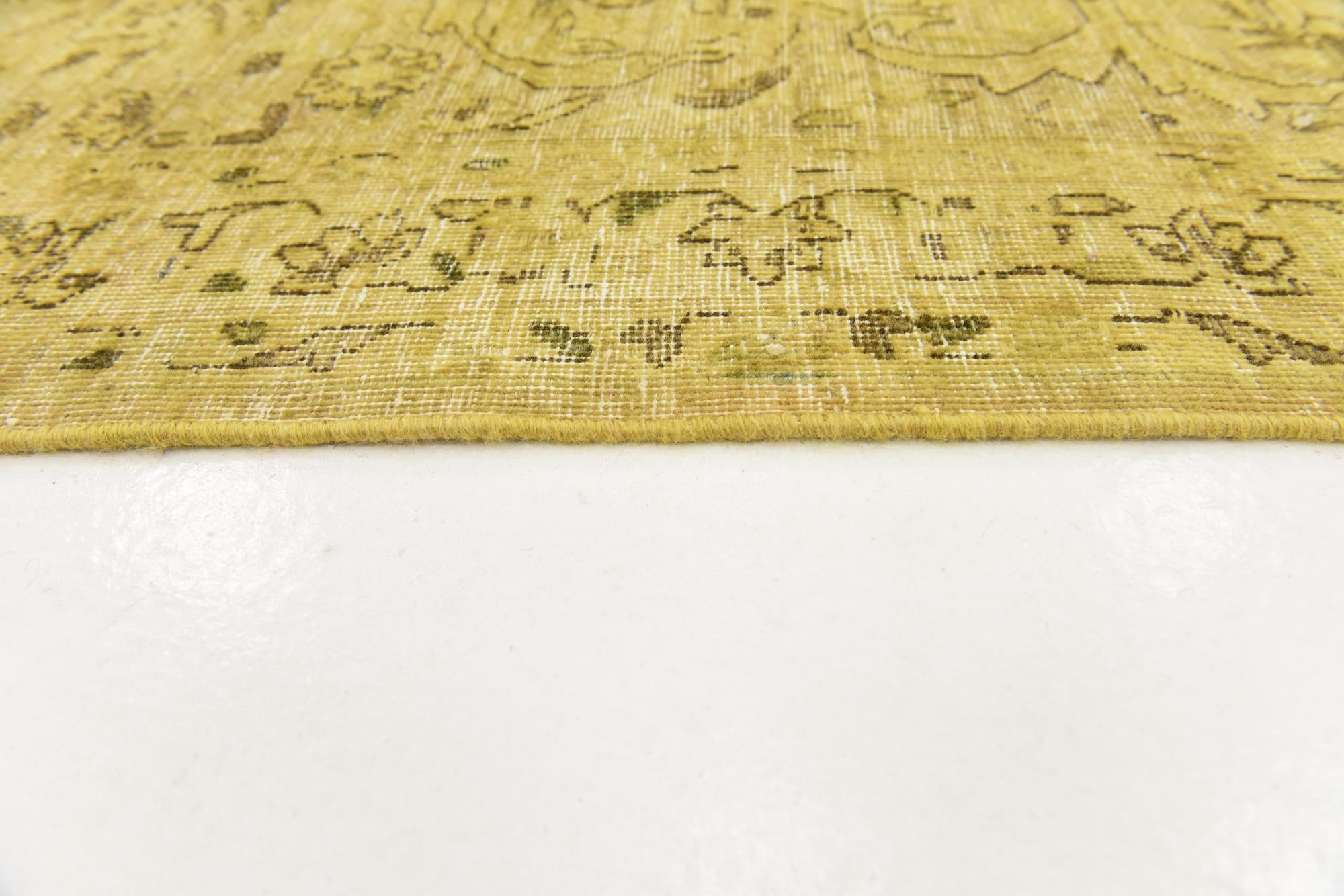 9' 10 x 13' 6 Hand Knotted Ultra Vintage Persian Wool Rug