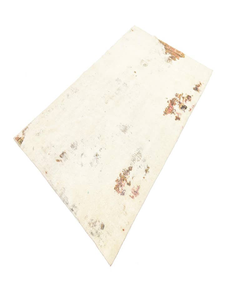 Detail image of 4' 4 x 7' 2  Hand Knotted Ultra Vintage Persian Wool Rug