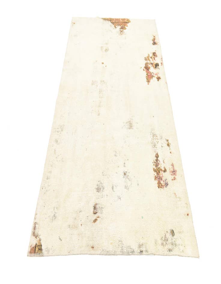 Detail image of 4' 4 x 7' 2  Hand Knotted Ultra Vintage Persian Wool Rug