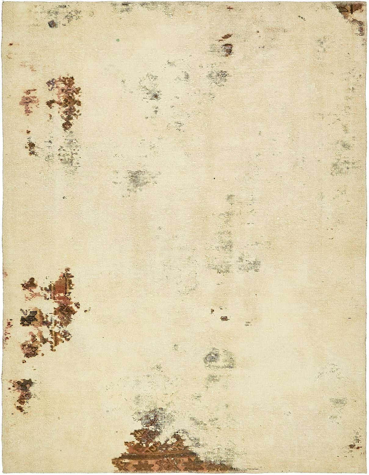 Primary image 4' 4 x 7' 2  Hand Knotted Ultra Vintage Persian Wool Rug