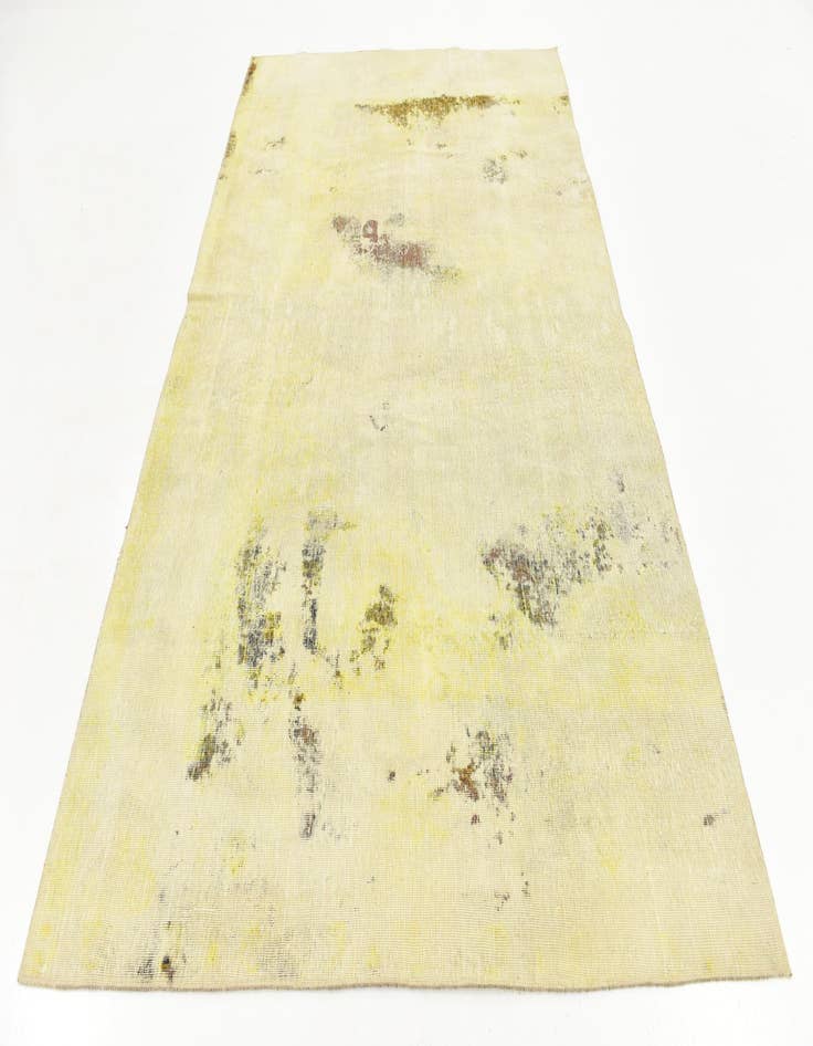 Detail image of 5' 9 x 9' Hand Knotted Ultra Vintage Persian Wool Rug