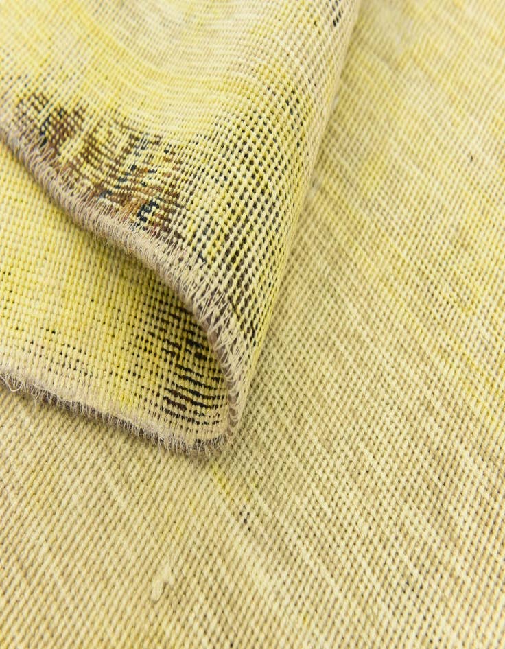 Detail image of 5' 9 x 9' Hand Knotted Ultra Vintage Persian Wool Rug