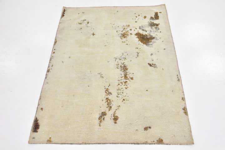 3' x 4' 2 Hand Knotted Ultra Vintage Persian Wool Rug