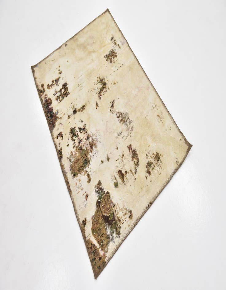 Detail image of 3' x 4'  Hand Knotted Ultra Vintage Persian Wool Rug